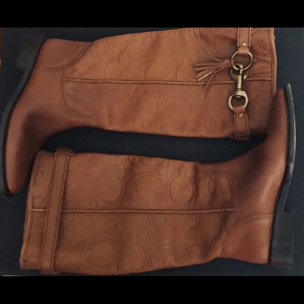 Coach Leather Boots